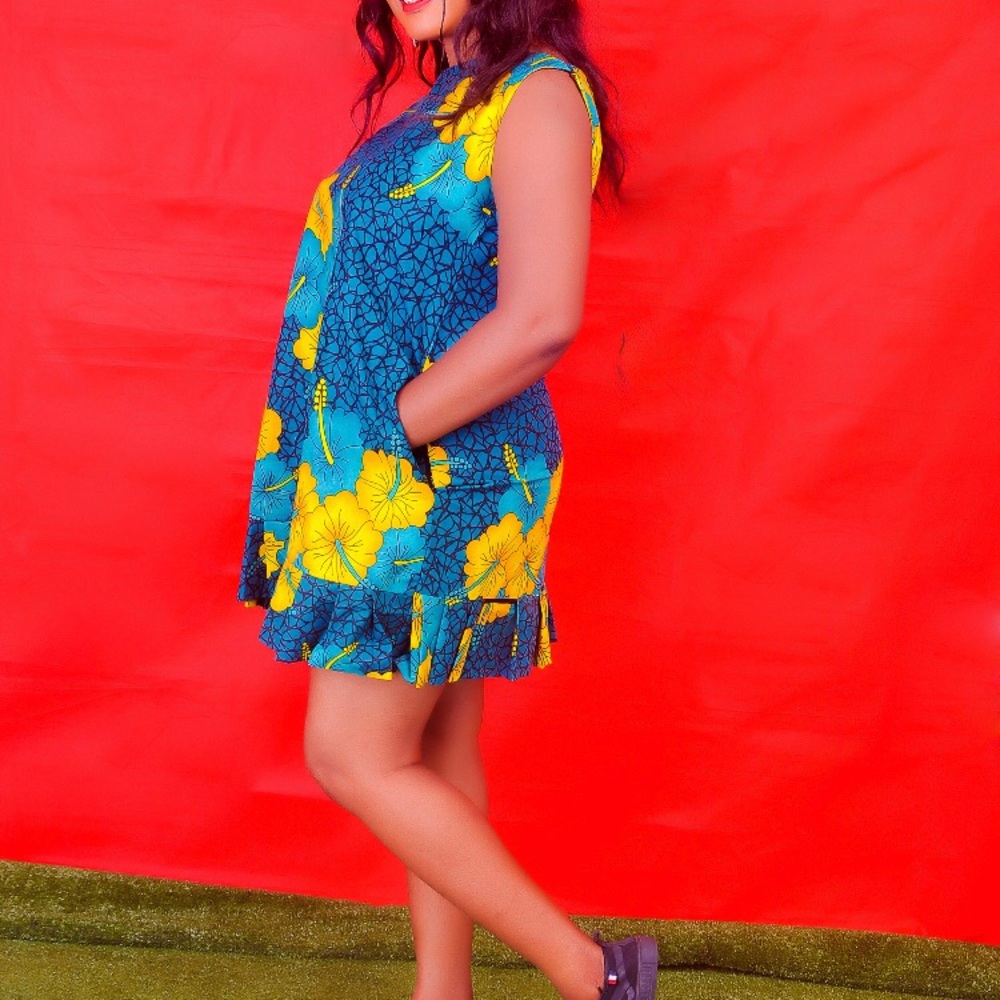 cotton shift dress